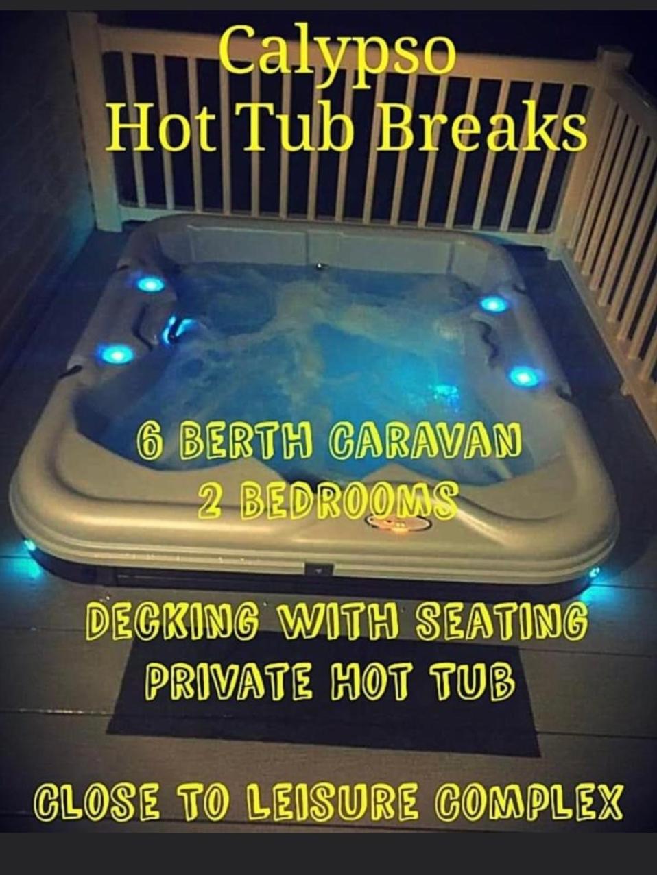 Calypso Hot Tub Breaks Tattershall Lakes Pet Friendly Exteriér fotografie